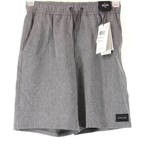 RipCurl Boy's Bondi Volley Boardshorts in Gray Size Small